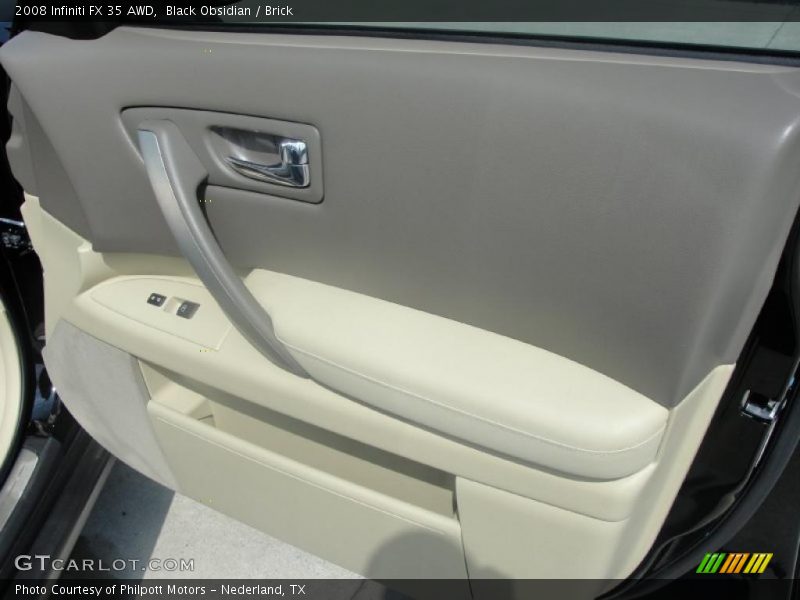 Black Obsidian / Brick 2008 Infiniti FX 35 AWD