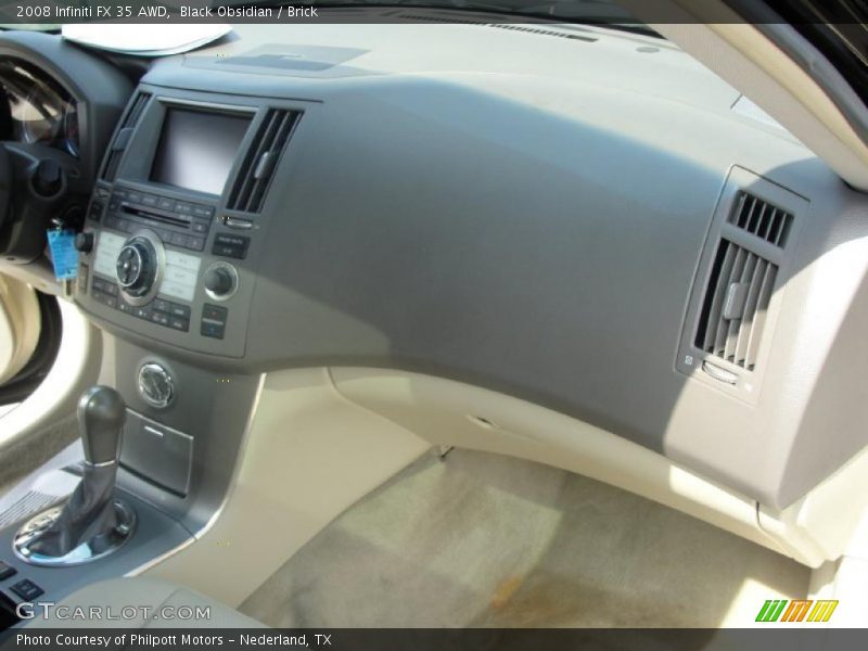 Black Obsidian / Brick 2008 Infiniti FX 35 AWD