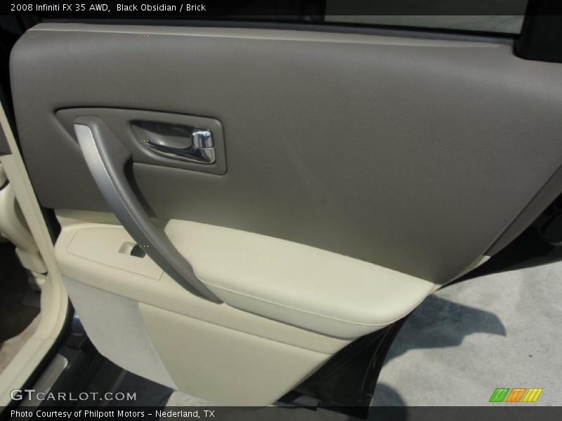Black Obsidian / Brick 2008 Infiniti FX 35 AWD