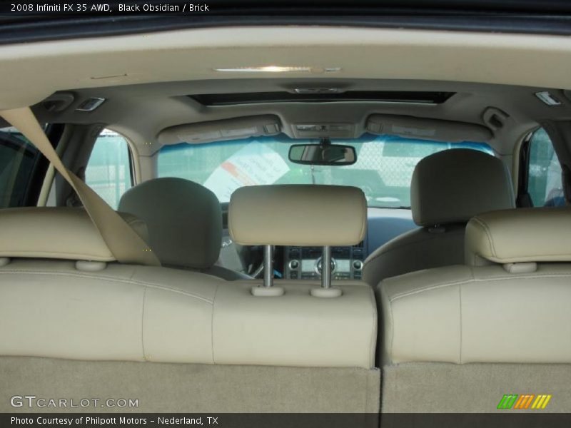 Black Obsidian / Brick 2008 Infiniti FX 35 AWD