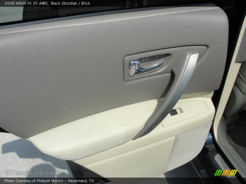 Black Obsidian / Brick 2008 Infiniti FX 35 AWD