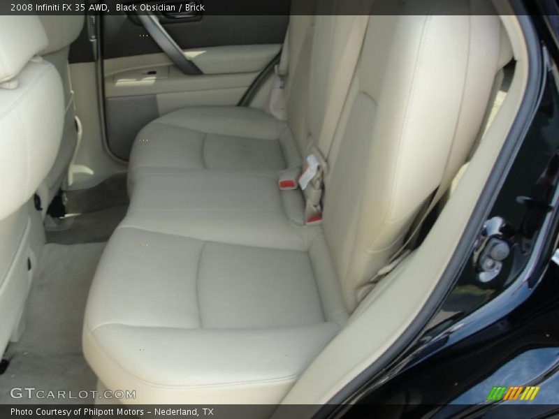 Black Obsidian / Brick 2008 Infiniti FX 35 AWD