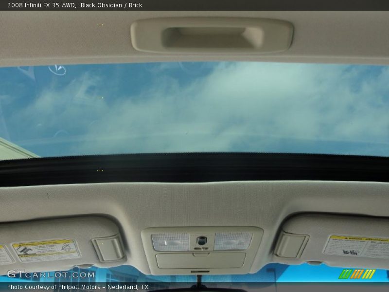 Black Obsidian / Brick 2008 Infiniti FX 35 AWD