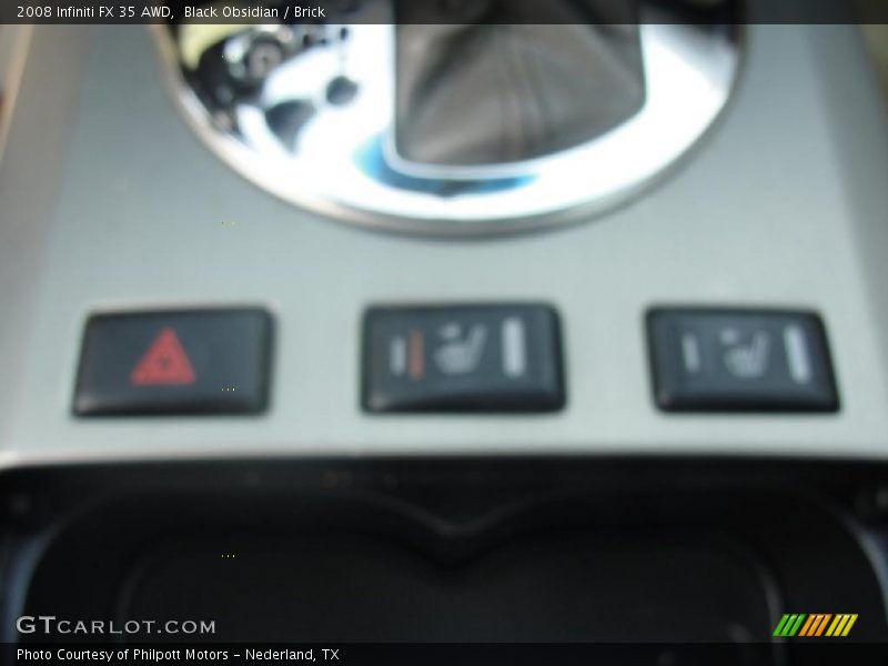 Black Obsidian / Brick 2008 Infiniti FX 35 AWD