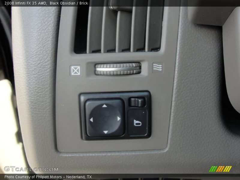 Black Obsidian / Brick 2008 Infiniti FX 35 AWD