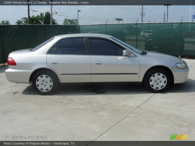 Heather Mist Metallic / Ivory 1998 Honda Accord LX Sedan