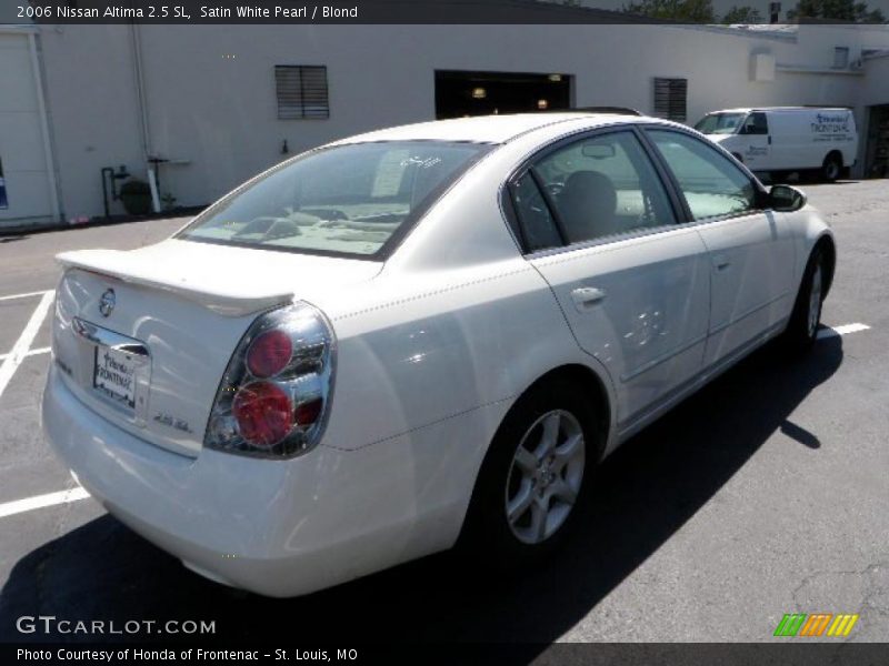Satin White Pearl / Blond 2006 Nissan Altima 2.5 SL