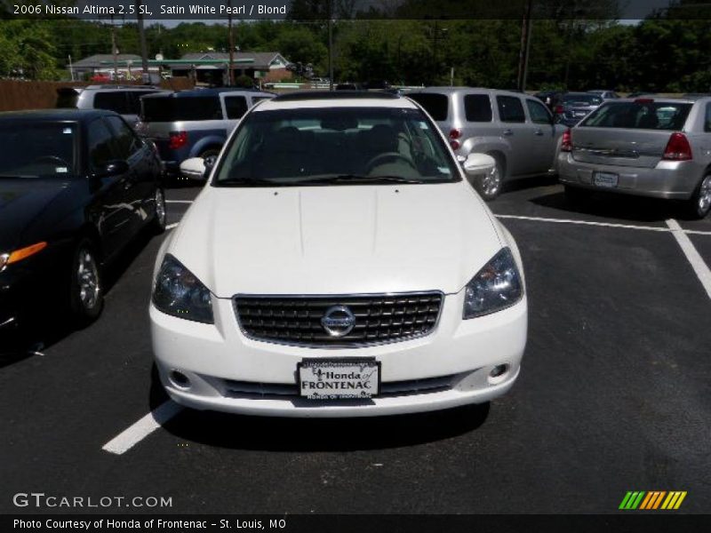 Satin White Pearl / Blond 2006 Nissan Altima 2.5 SL