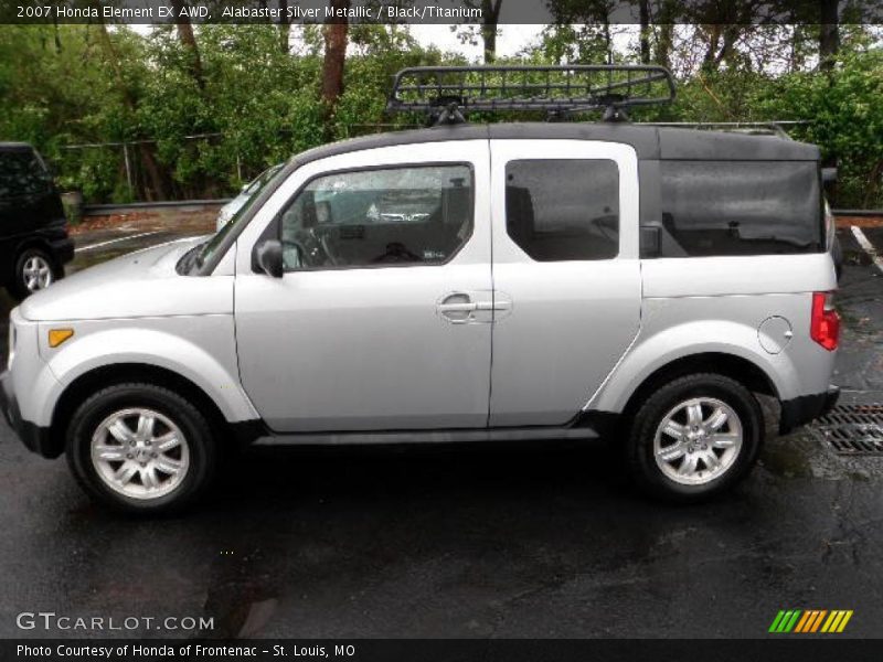 Alabaster Silver Metallic / Black/Titanium 2007 Honda Element EX AWD