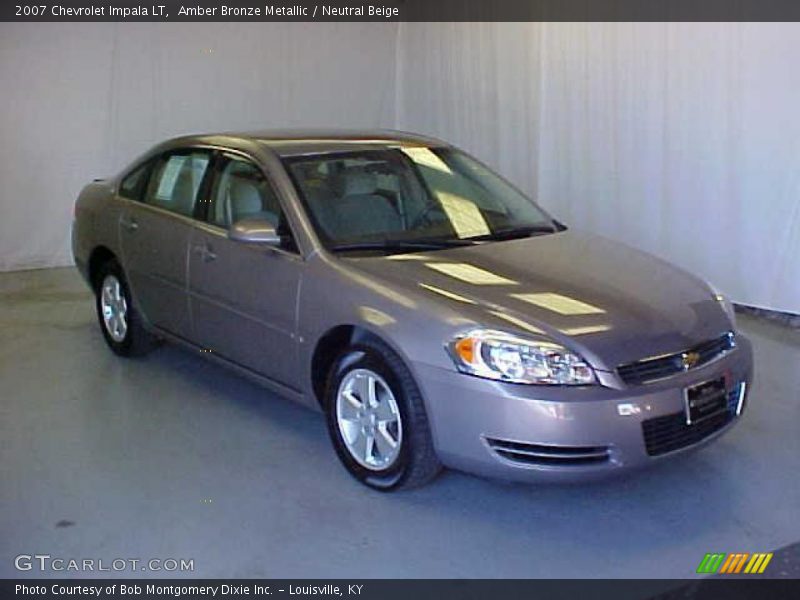 Amber Bronze Metallic / Neutral Beige 2007 Chevrolet Impala LT