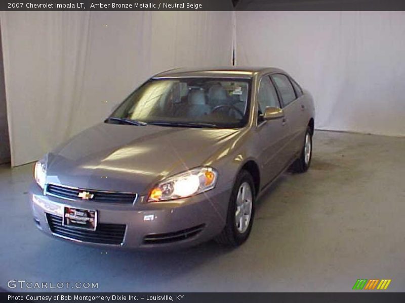 Amber Bronze Metallic / Neutral Beige 2007 Chevrolet Impala LT