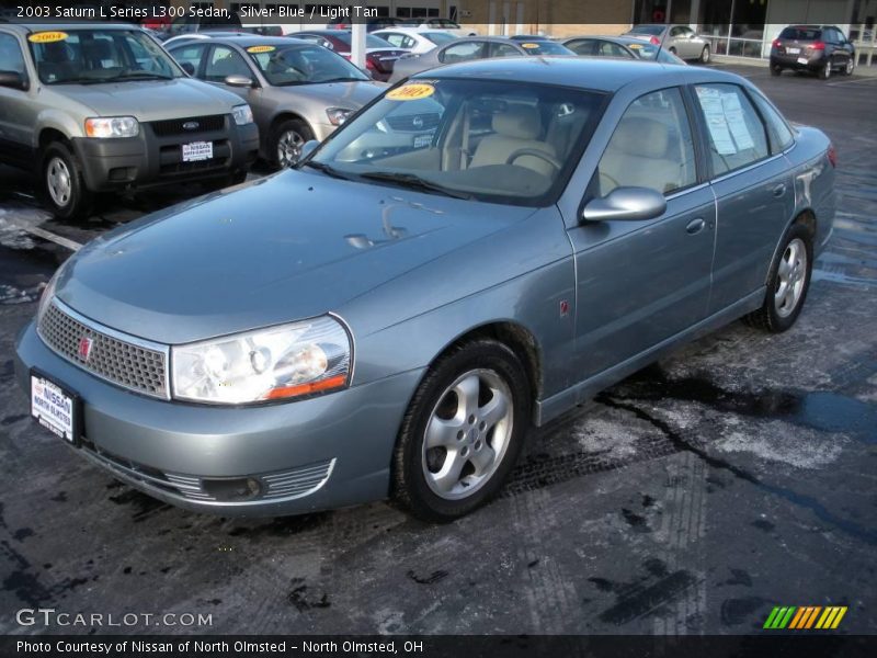 Silver Blue / Light Tan 2003 Saturn L Series L300 Sedan