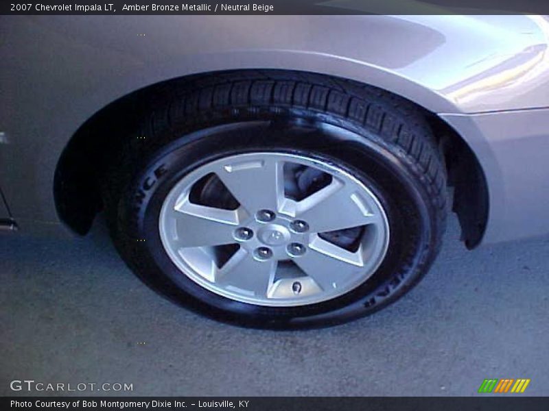 Amber Bronze Metallic / Neutral Beige 2007 Chevrolet Impala LT