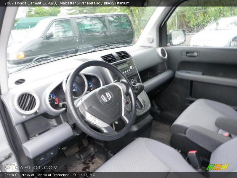 Alabaster Silver Metallic / Black/Titanium 2007 Honda Element EX AWD