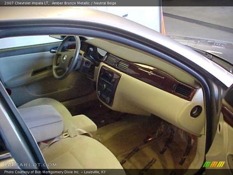 Amber Bronze Metallic / Neutral Beige 2007 Chevrolet Impala LT