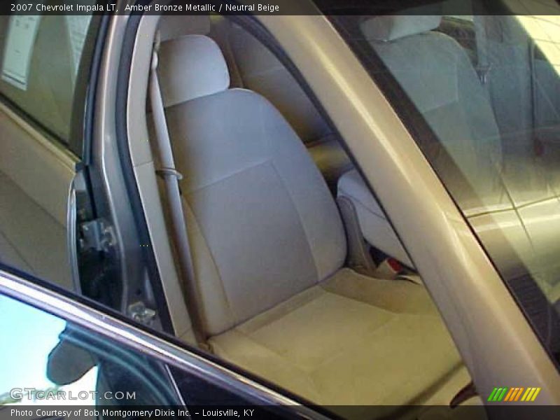 Amber Bronze Metallic / Neutral Beige 2007 Chevrolet Impala LT