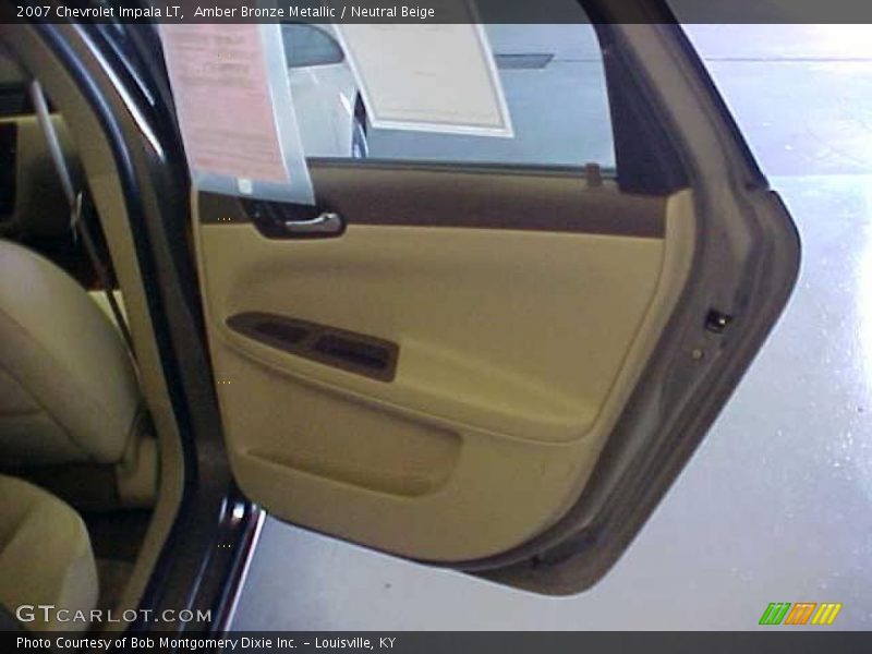 Amber Bronze Metallic / Neutral Beige 2007 Chevrolet Impala LT