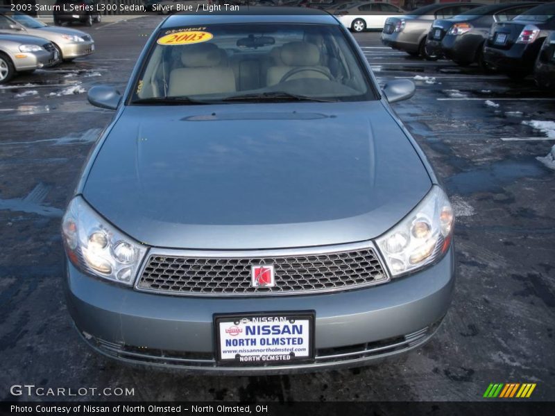 Silver Blue / Light Tan 2003 Saturn L Series L300 Sedan