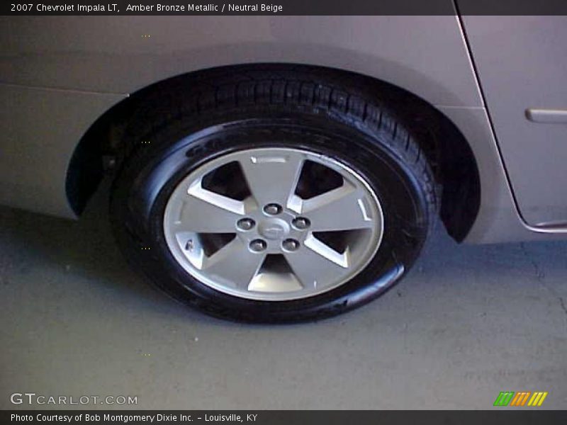 Amber Bronze Metallic / Neutral Beige 2007 Chevrolet Impala LT
