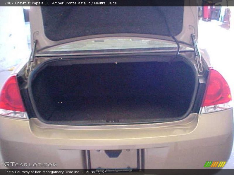 Amber Bronze Metallic / Neutral Beige 2007 Chevrolet Impala LT