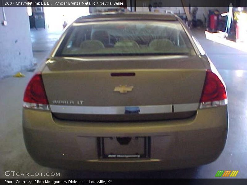 Amber Bronze Metallic / Neutral Beige 2007 Chevrolet Impala LT