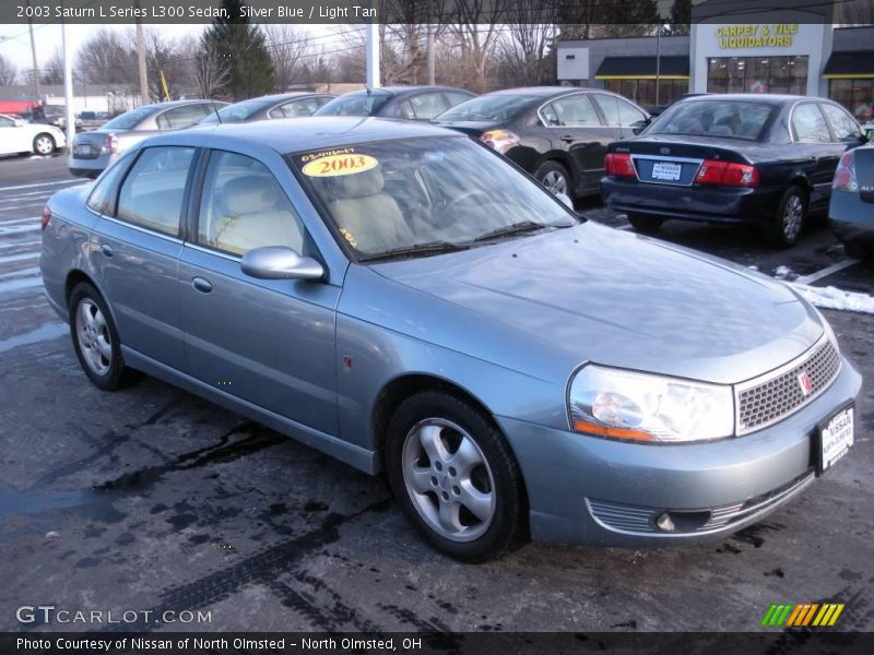 Silver Blue / Light Tan 2003 Saturn L Series L300 Sedan