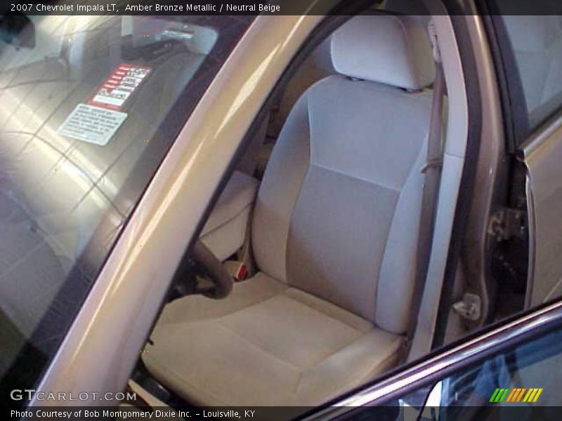 Amber Bronze Metallic / Neutral Beige 2007 Chevrolet Impala LT
