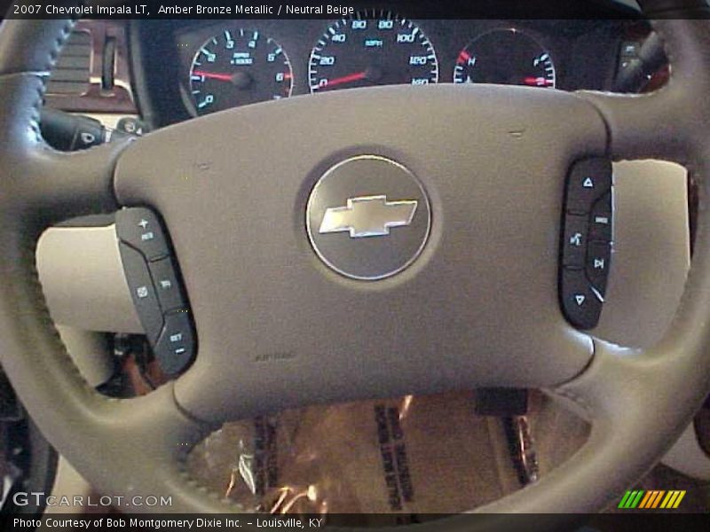 Amber Bronze Metallic / Neutral Beige 2007 Chevrolet Impala LT