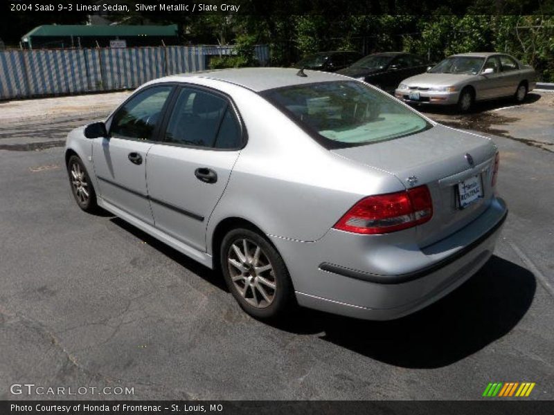 Silver Metallic / Slate Gray 2004 Saab 9-3 Linear Sedan