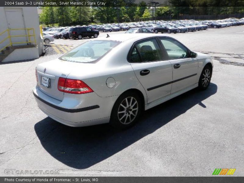 Silver Metallic / Slate Gray 2004 Saab 9-3 Linear Sedan