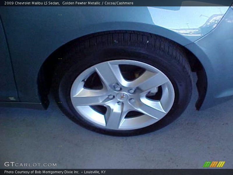 Golden Pewter Metallic / Cocoa/Cashmere 2009 Chevrolet Malibu LS Sedan