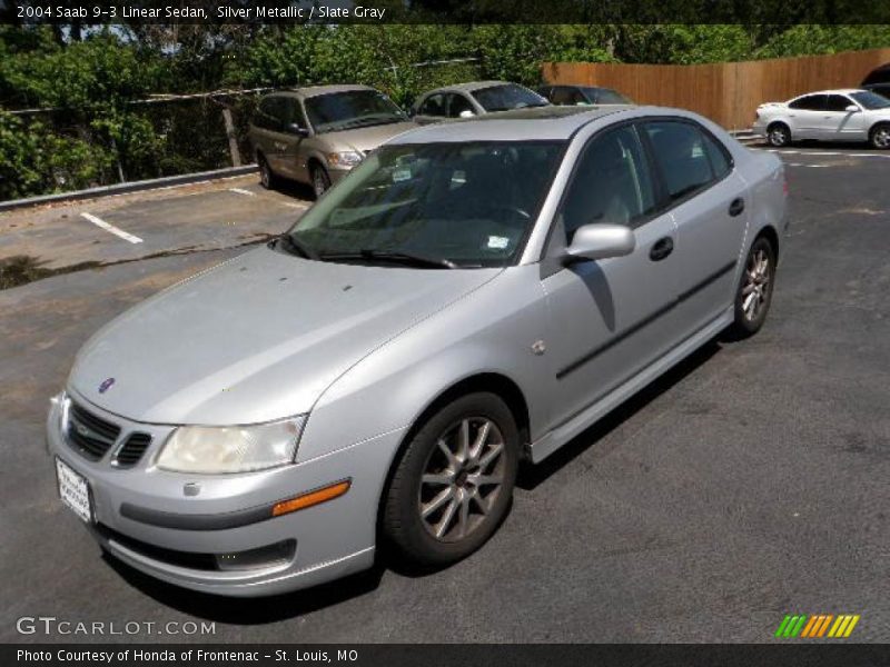 Silver Metallic / Slate Gray 2004 Saab 9-3 Linear Sedan