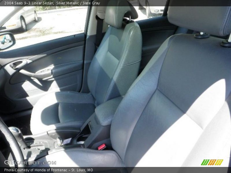 Silver Metallic / Slate Gray 2004 Saab 9-3 Linear Sedan