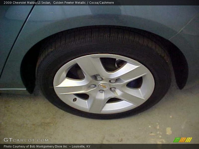 Golden Pewter Metallic / Cocoa/Cashmere 2009 Chevrolet Malibu LS Sedan