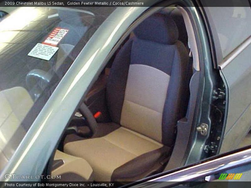 Golden Pewter Metallic / Cocoa/Cashmere 2009 Chevrolet Malibu LS Sedan