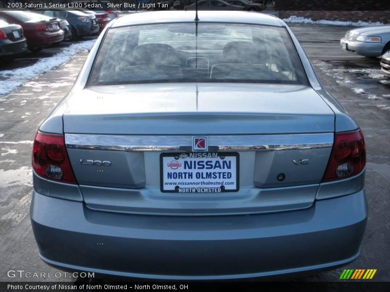Silver Blue / Light Tan 2003 Saturn L Series L300 Sedan