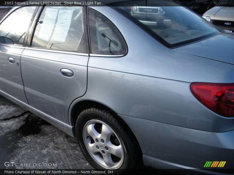 Silver Blue / Light Tan 2003 Saturn L Series L300 Sedan