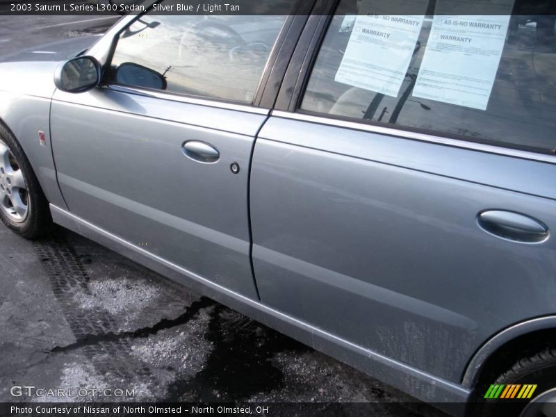 Silver Blue / Light Tan 2003 Saturn L Series L300 Sedan