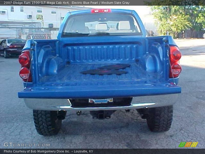Electric Blue Pearl / Medium Slate Gray 2007 Dodge Ram 1500 SLT Mega Cab 4x4