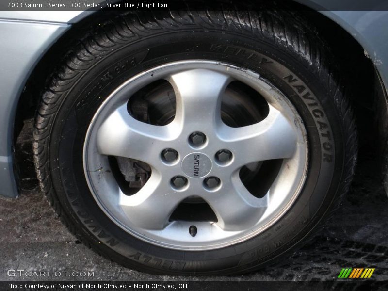 Silver Blue / Light Tan 2003 Saturn L Series L300 Sedan
