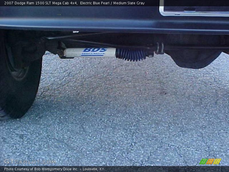Electric Blue Pearl / Medium Slate Gray 2007 Dodge Ram 1500 SLT Mega Cab 4x4