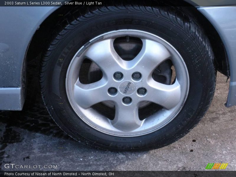 Silver Blue / Light Tan 2003 Saturn L Series L300 Sedan