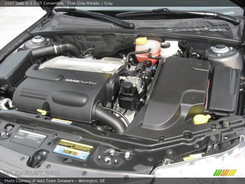 Titan Gray Metallic / Gray 2007 Saab 9-3 2.0T Convertible