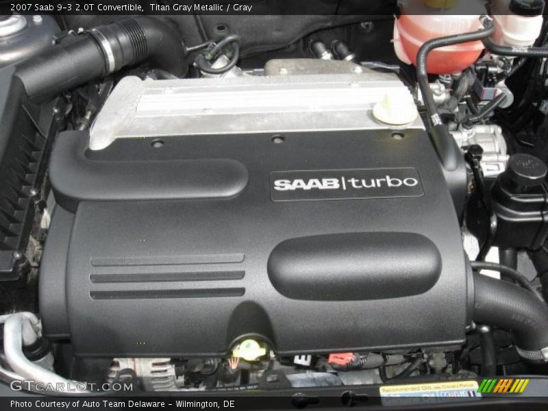 Titan Gray Metallic / Gray 2007 Saab 9-3 2.0T Convertible
