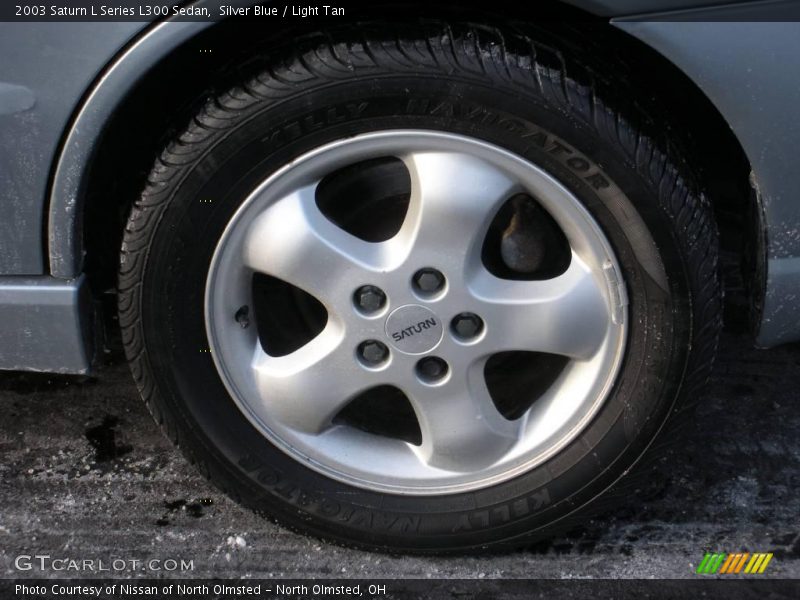 Silver Blue / Light Tan 2003 Saturn L Series L300 Sedan