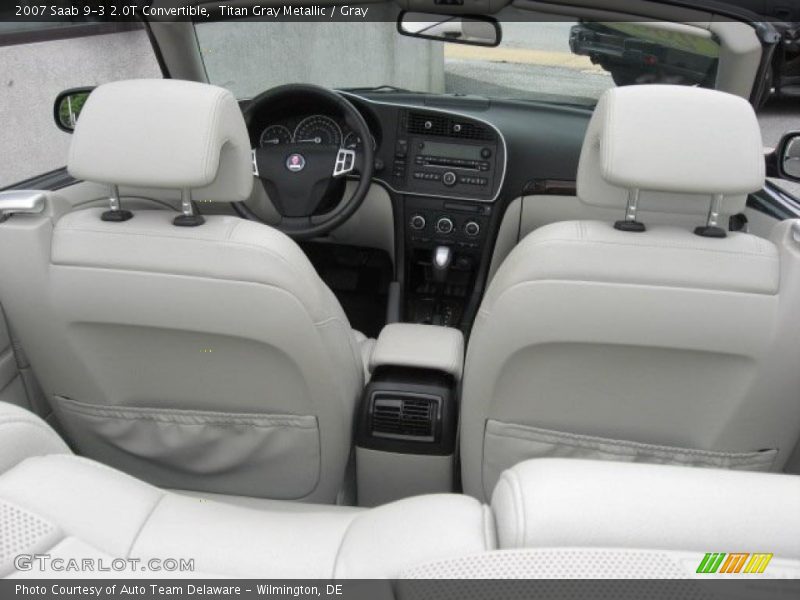 Titan Gray Metallic / Gray 2007 Saab 9-3 2.0T Convertible