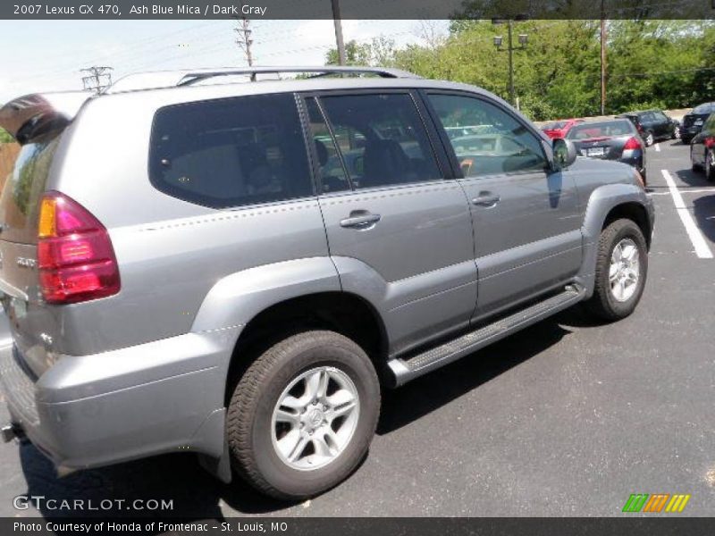 Ash Blue Mica / Dark Gray 2007 Lexus GX 470