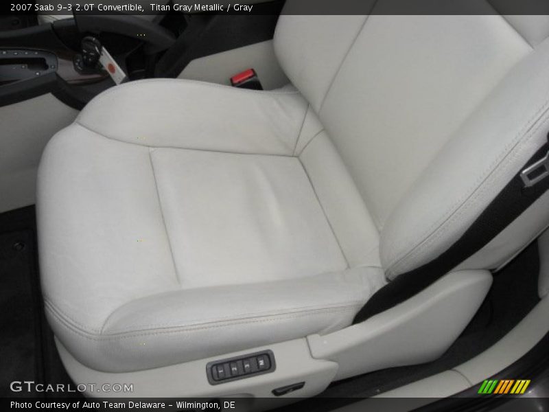 Titan Gray Metallic / Gray 2007 Saab 9-3 2.0T Convertible