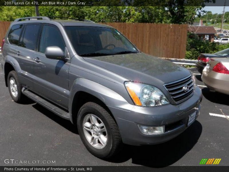 Ash Blue Mica / Dark Gray 2007 Lexus GX 470