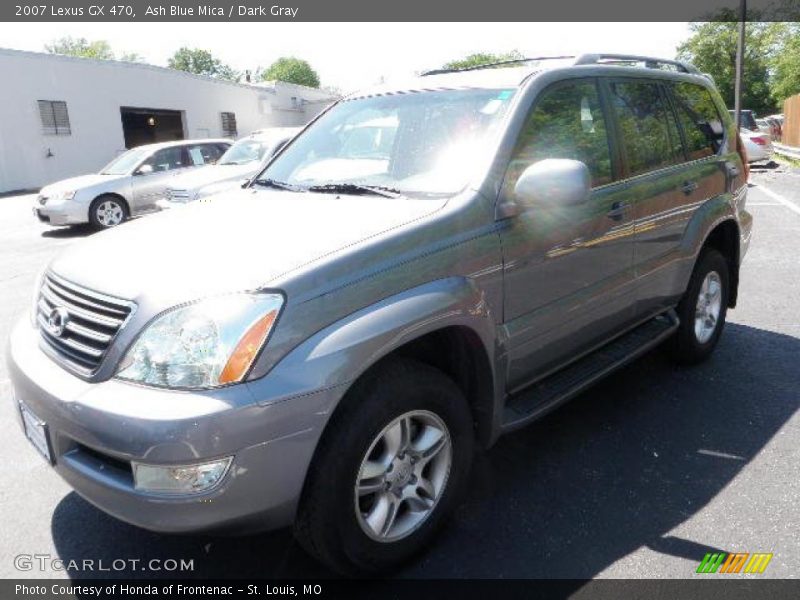Ash Blue Mica / Dark Gray 2007 Lexus GX 470